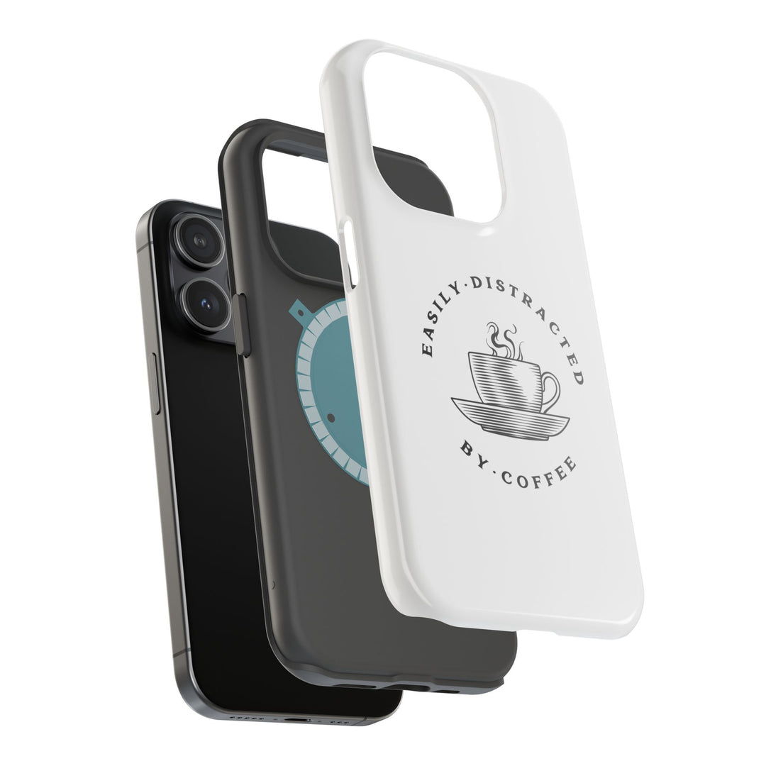 Easily Distracted By Coffee – Spill-Proof Your Distraction MagSafe® iPhone Case