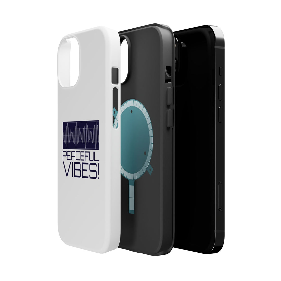 "Peaceful Vibes 2.0" Magnetic iPhone Tough Cases  - Where Tranquility Meets Toughness