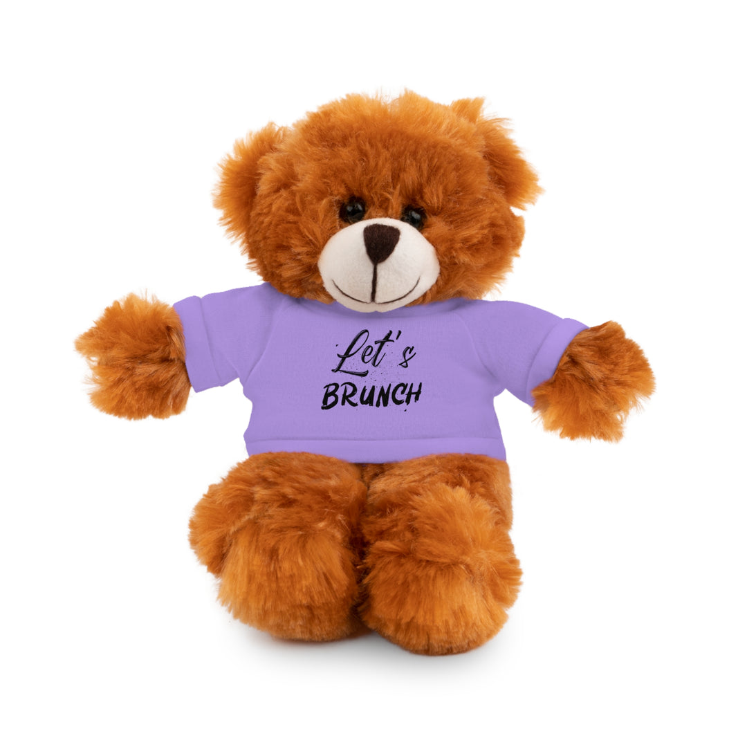 "Let's Brunch" Stuffed Animals with Tee = Cuddly Fun!