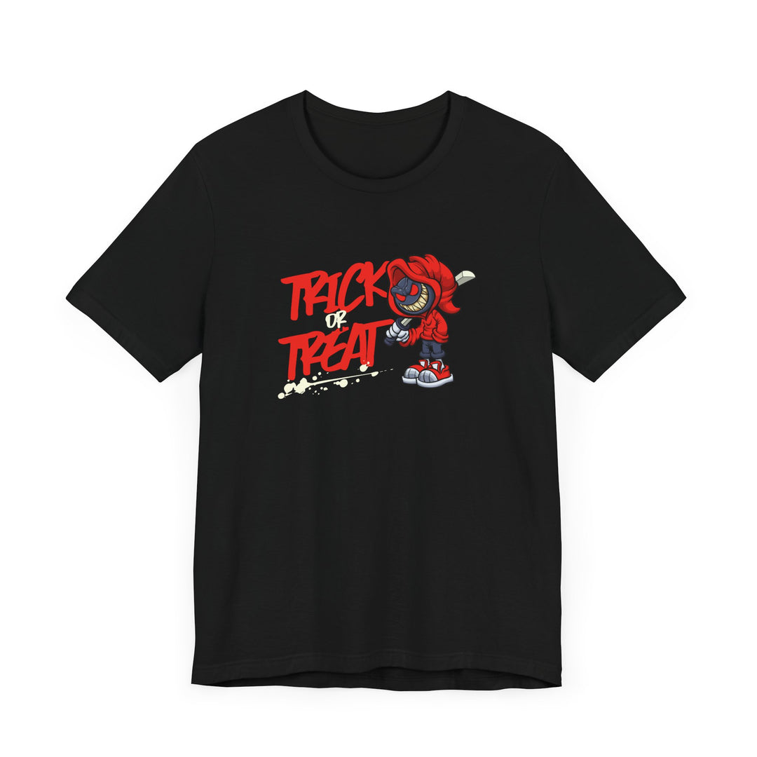 "Trick or Treat" Unisex Jersey Short Sleeve Tee