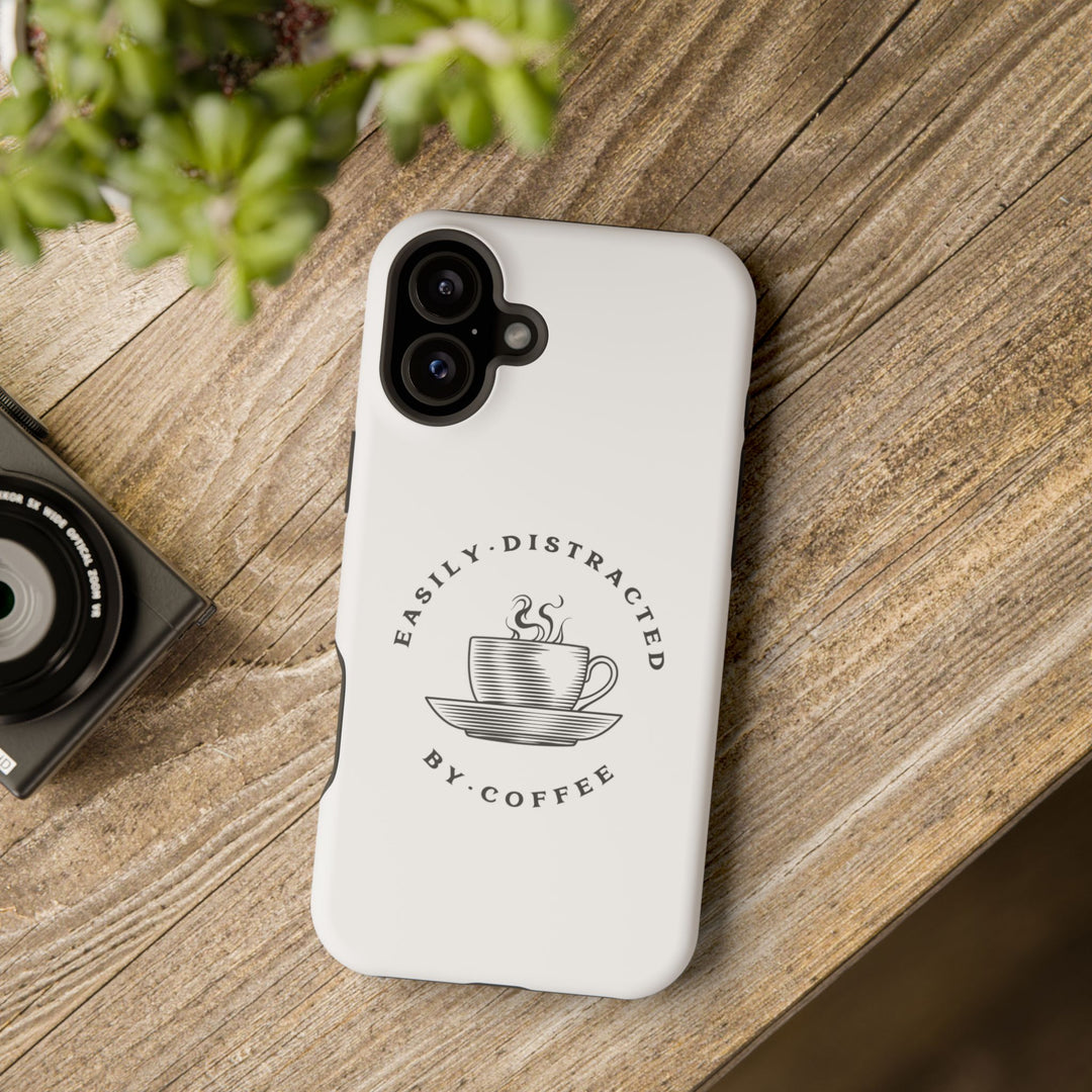 Easily Distracted By Coffee – Spill-Proof Your Distraction MagSafe® iPhone Case