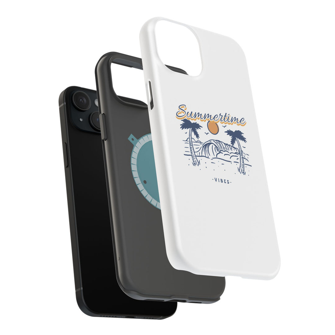 "Summertime Vibes" iPhone Case – Heatproof Your Style Magnetic Tough Cases