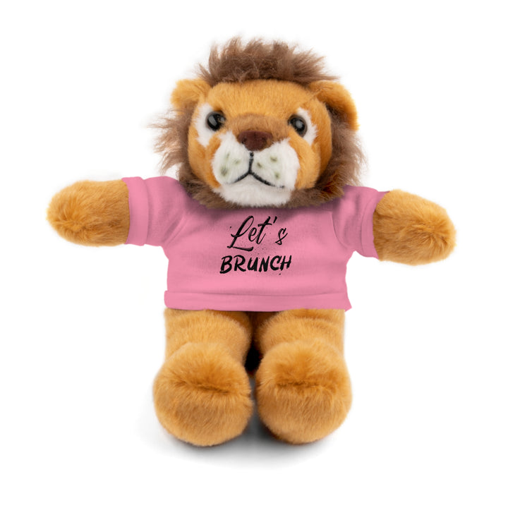 "Let's Brunch" Stuffed Animals with Tee = Cuddly Fun!