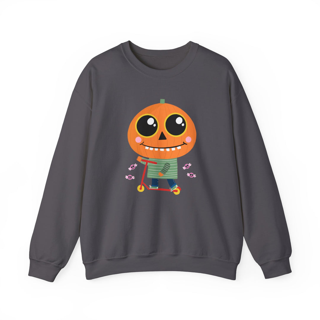 "Pumpkin Rider" - Rev Up Your Halloween Crewneck Sweatshirt