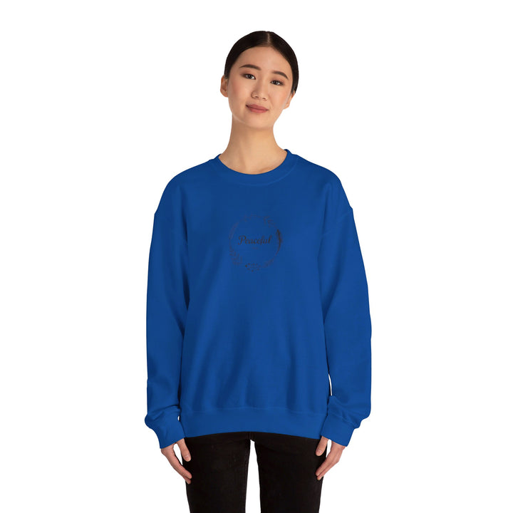 "Peaceful Vibes" Unisex Heavy Blend™ Crewneck Sweatshirt - Pure Comfort!