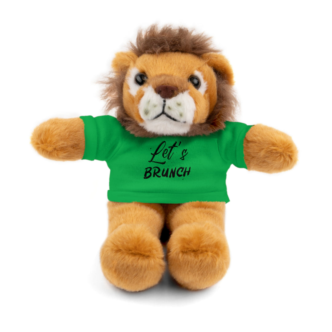 "Let's Brunch" Stuffed Animals with Tee = Cuddly Fun!