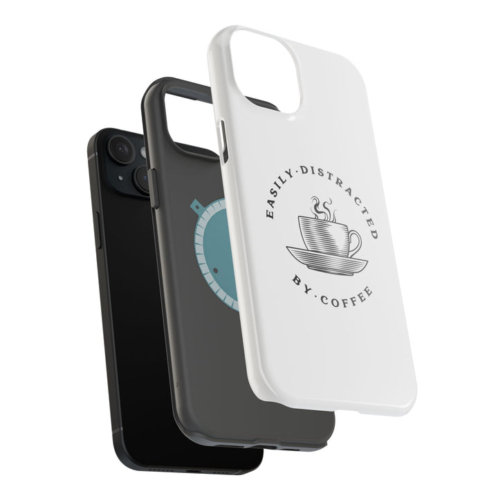 Easily Distracted By Coffee – Spill-Proof Your Distraction MagSafe® iPhone Case