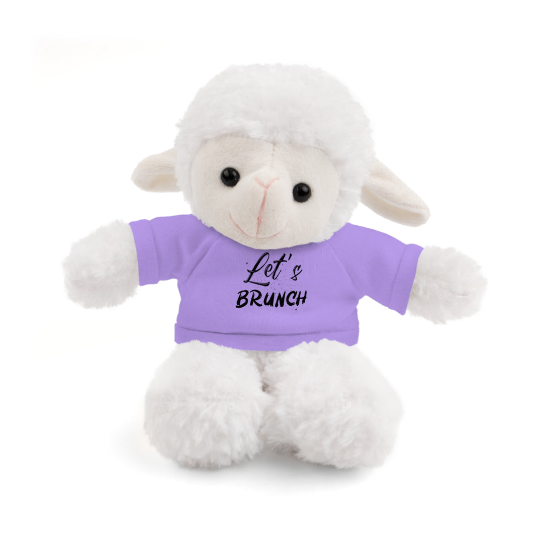 "Let's Brunch" Stuffed Animals with Tee = Cuddly Fun!