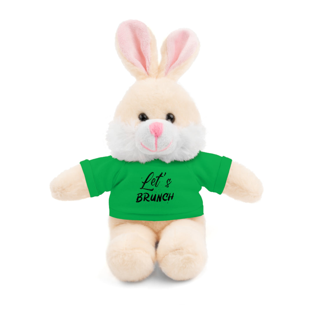 "Let's Brunch" Stuffed Animals with Tee = Cuddly Fun!