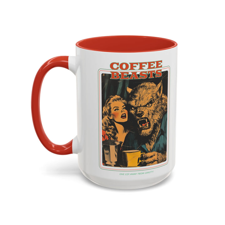 "Coffee Beasts" Accent Mug – Bold Sips, Bold Style