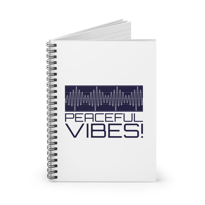 "Peaceful Vibes 2.0" Spiral Notebook – Your Daily Dose of Calm