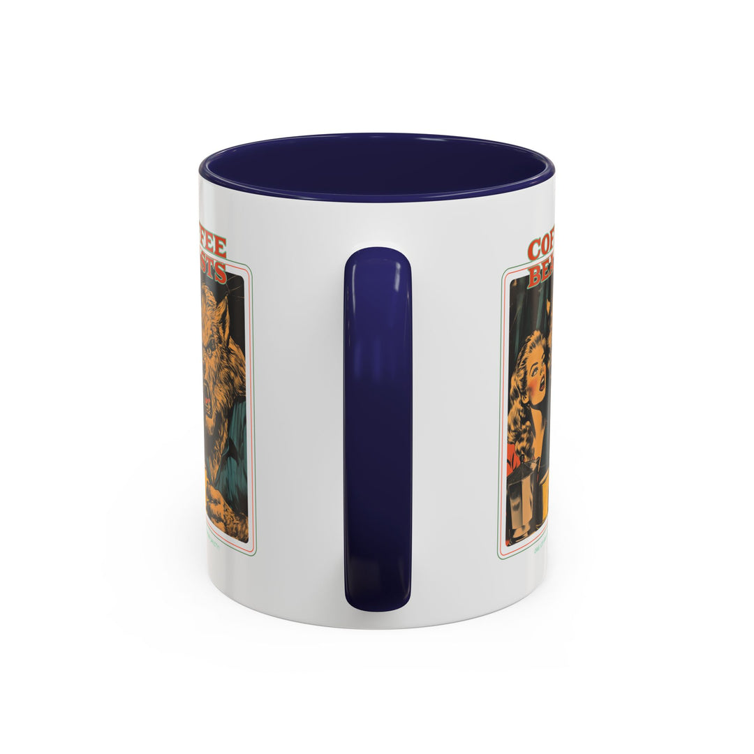 "Coffee Beasts" Accent Mug – Bold Sips, Bold Style