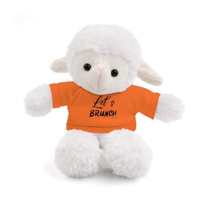 "Let's Brunch" Stuffed Animals with Tee = Cuddly Fun!