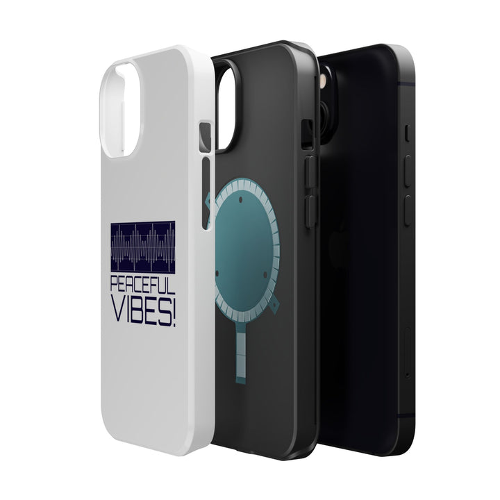 "Peaceful Vibes 2.0" Magnetic iPhone Tough Cases  - Where Tranquility Meets Toughness