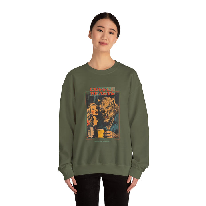 "Coffee Beasts" - Unleash Your Inner Beast Crewneck Sweatshirt