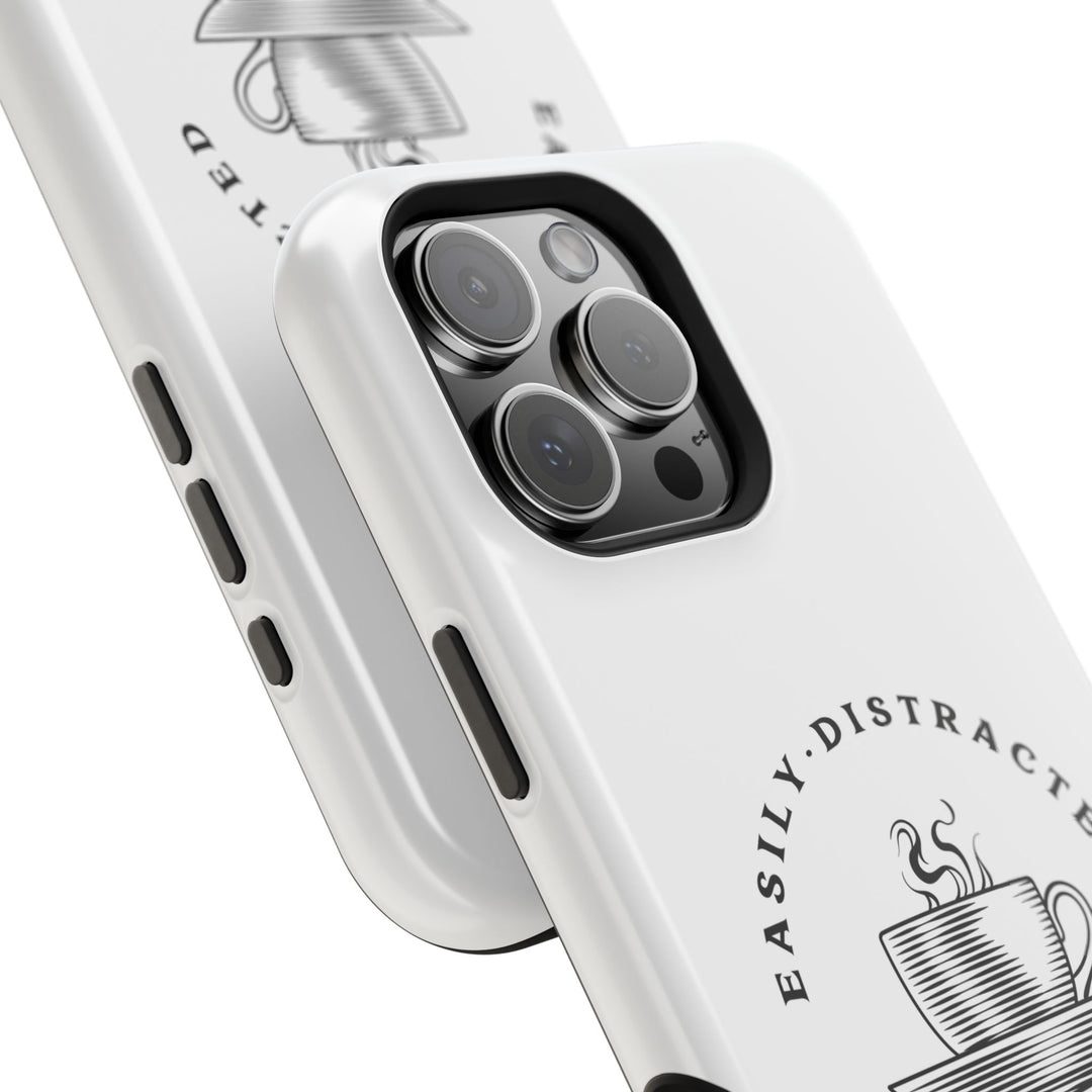 Easily Distracted By Coffee – Spill-Proof Your Distraction MagSafe® iPhone Case
