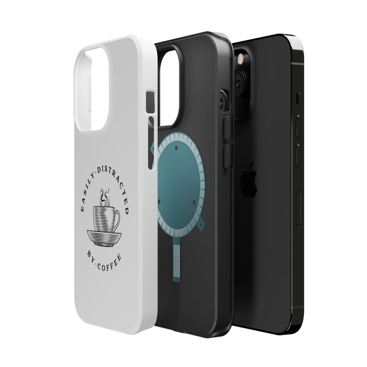 Easily Distracted By Coffee – Spill-Proof Your Distraction MagSafe® iPhone Case