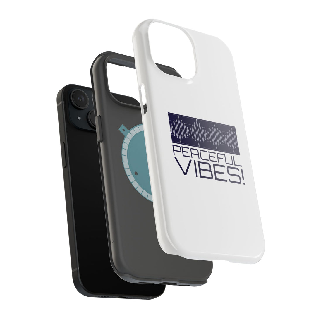 "Peaceful Vibes 2.0" Magnetic iPhone Tough Cases  - Where Tranquility Meets Toughness