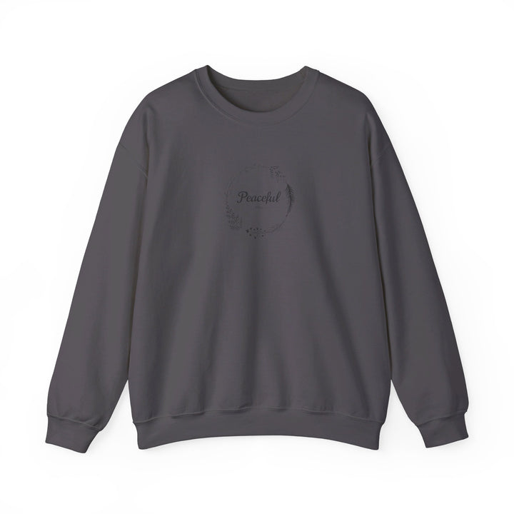 "Peaceful Vibes" Unisex Heavy Blend™ Crewneck Sweatshirt - Pure Comfort!