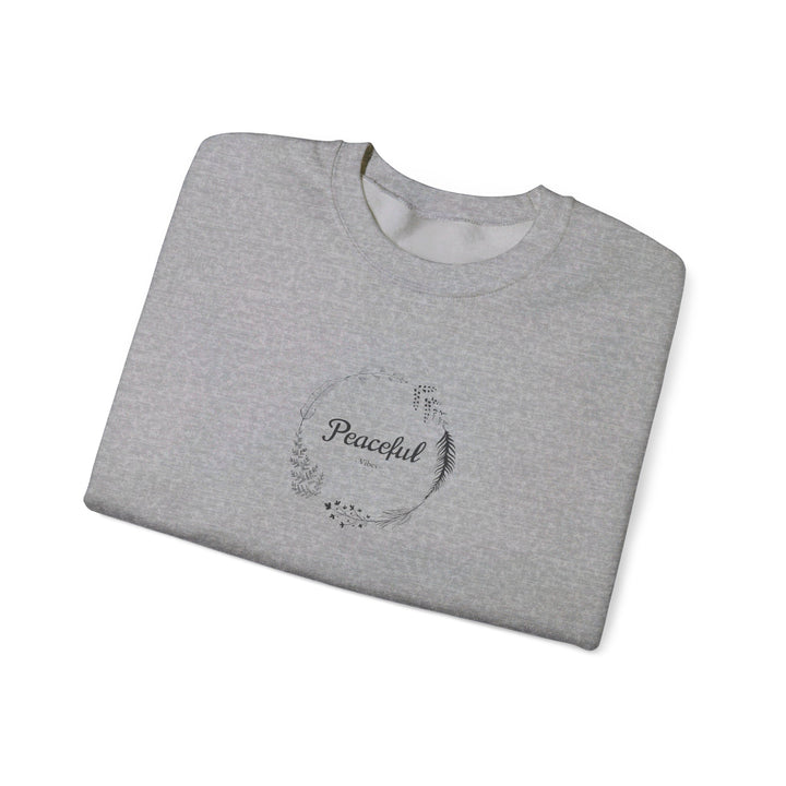 "Peaceful Vibes" Unisex Heavy Blend™ Crewneck Sweatshirt - Pure Comfort!