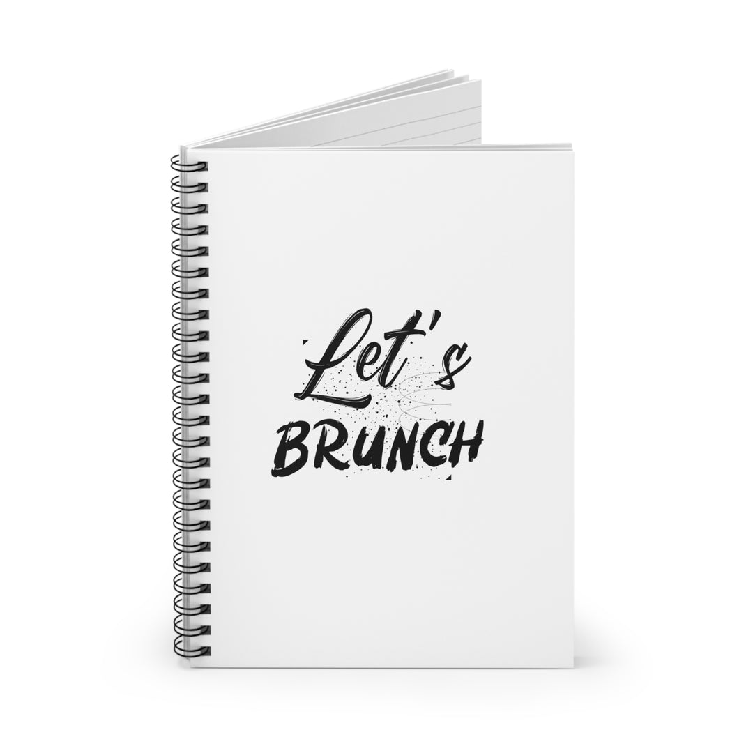 "Lets's Brunch" Spiral Notebook - Where Some Notes and Nibbles Meet