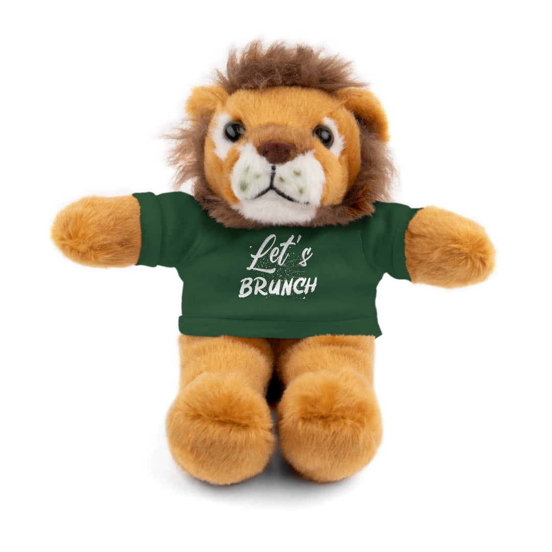 "Let's Brunch" Stuffed Animals with Tee = Cuddly Fun!