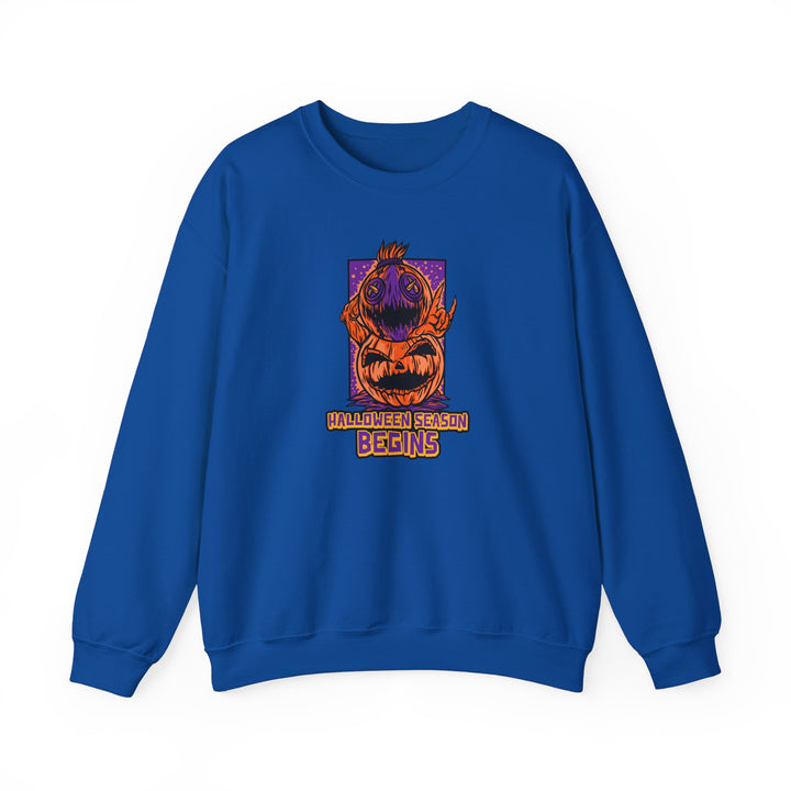 "Halloween Season Begins" - Start The Spookfest Crewneck Sweatshirt