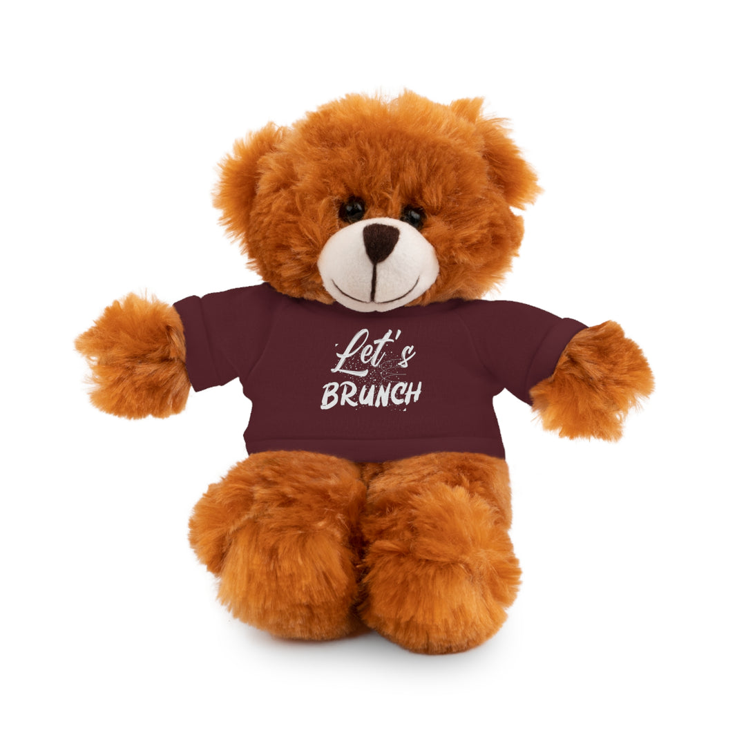 "Let's Brunch" Stuffed Animals with Tee = Cuddly Fun!