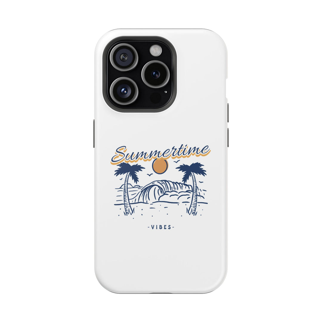 "Summertime Vibes" iPhone Case – Heatproof Your Style Magnetic Tough Cases