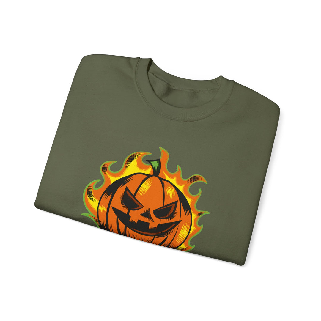 "HELL-O-WEEN" - Spook Tacular Comfort Crewneck Sweatshirt