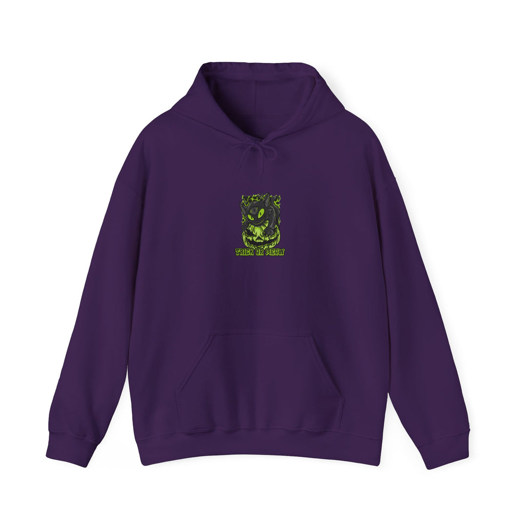 "Trick or Meow" - Spooky Purrfection! Hooded Sweatshirt