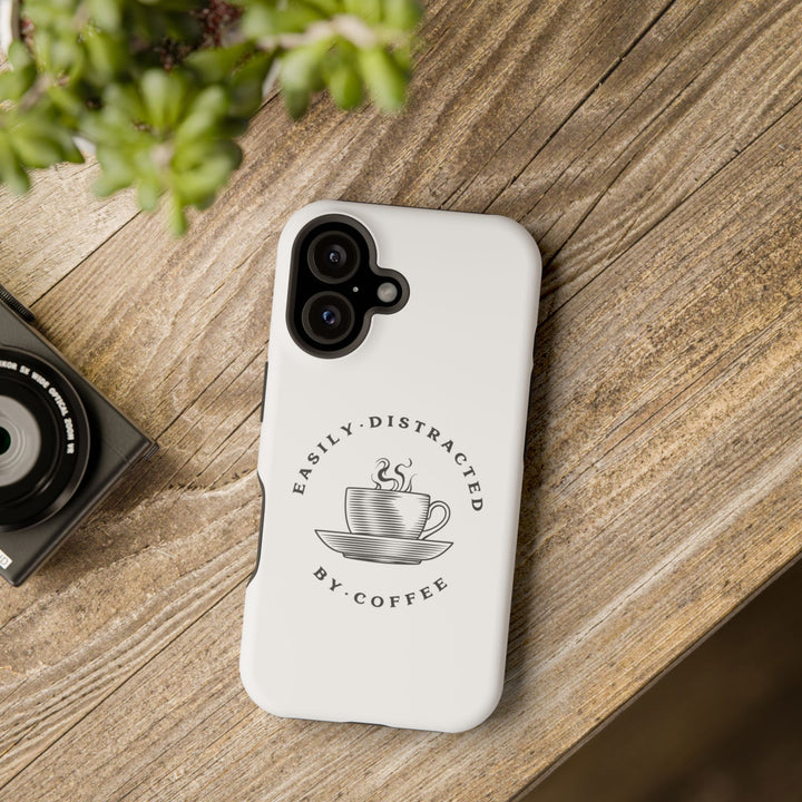 Easily Distracted By Coffee – Spill-Proof Your Distraction MagSafe® iPhone Case