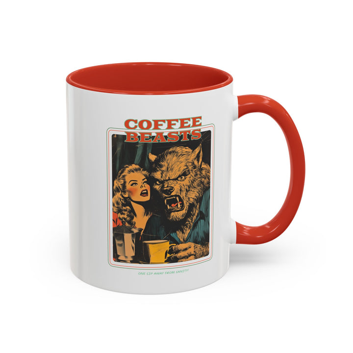 "Coffee Beasts" Accent Mug – Bold Sips, Bold Style