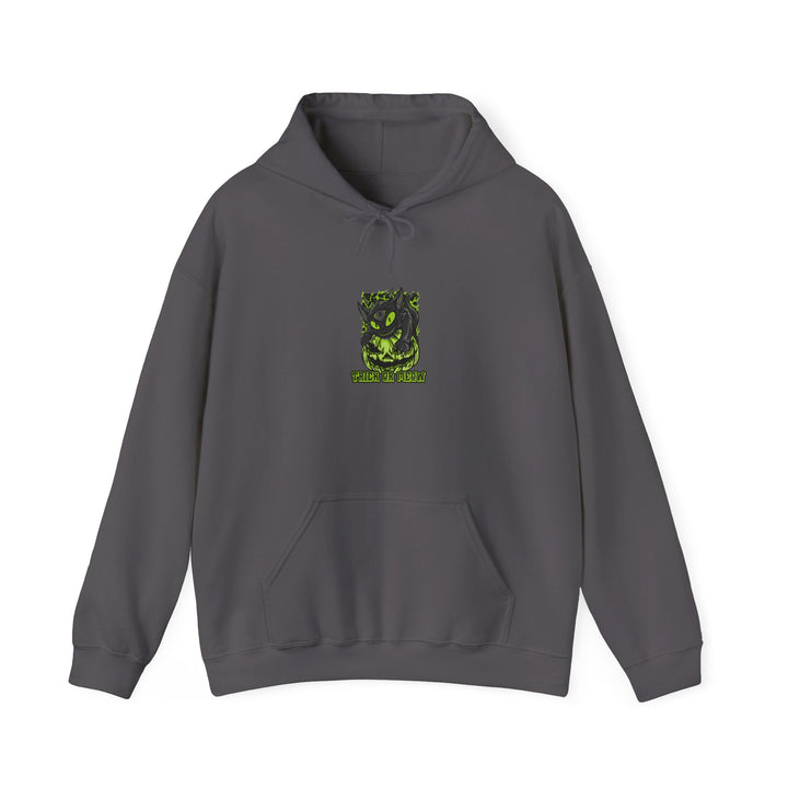 "Trick or Meow" - Spooky Purrfection! Hooded Sweatshirt