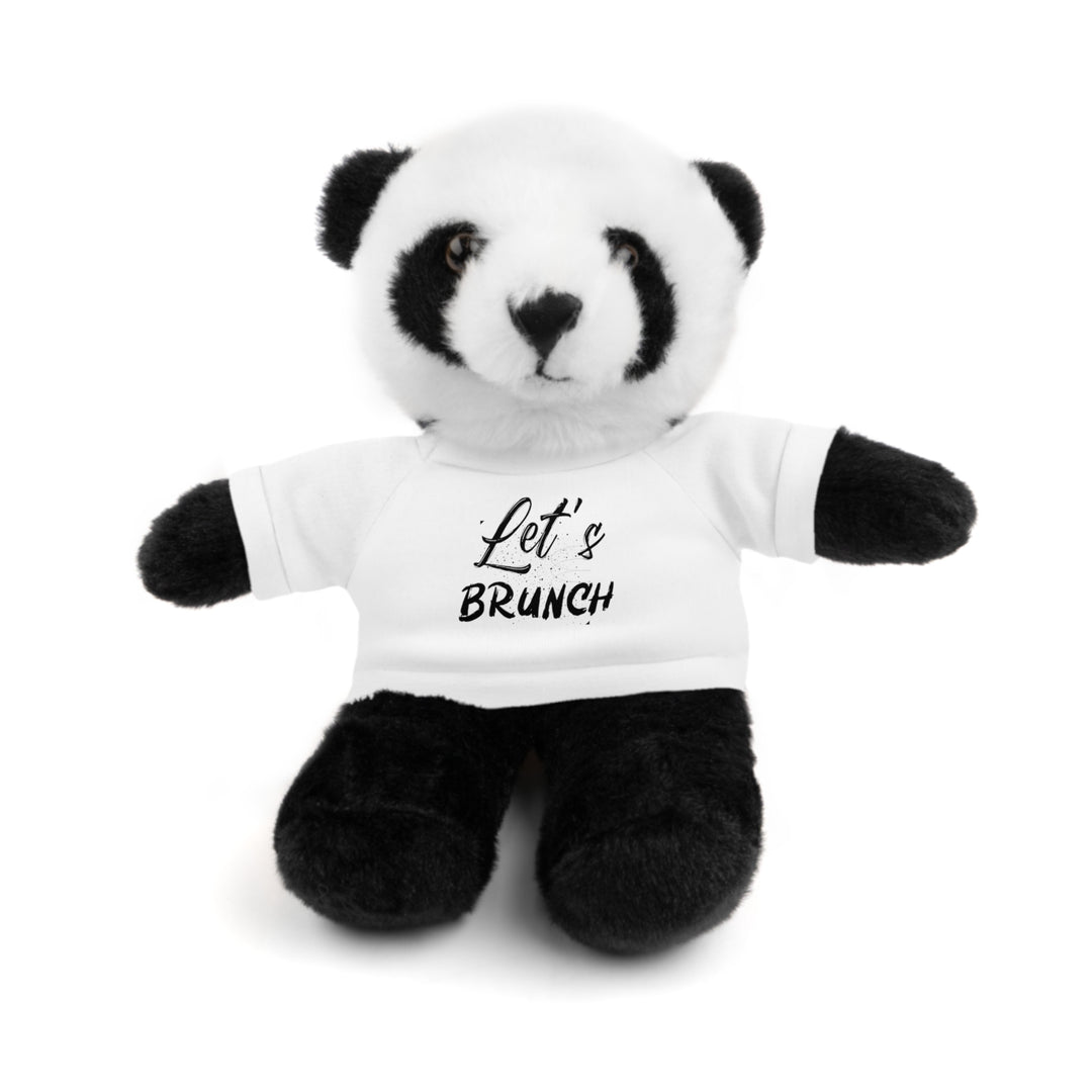 "Let's Brunch" Stuffed Animals with Tee = Cuddly Fun!