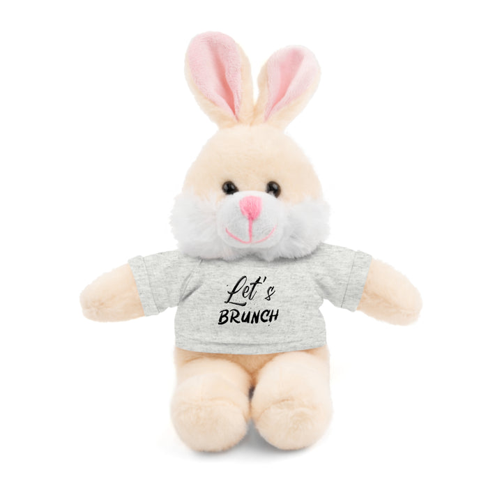 "Let's Brunch" Stuffed Animals with Tee = Cuddly Fun!