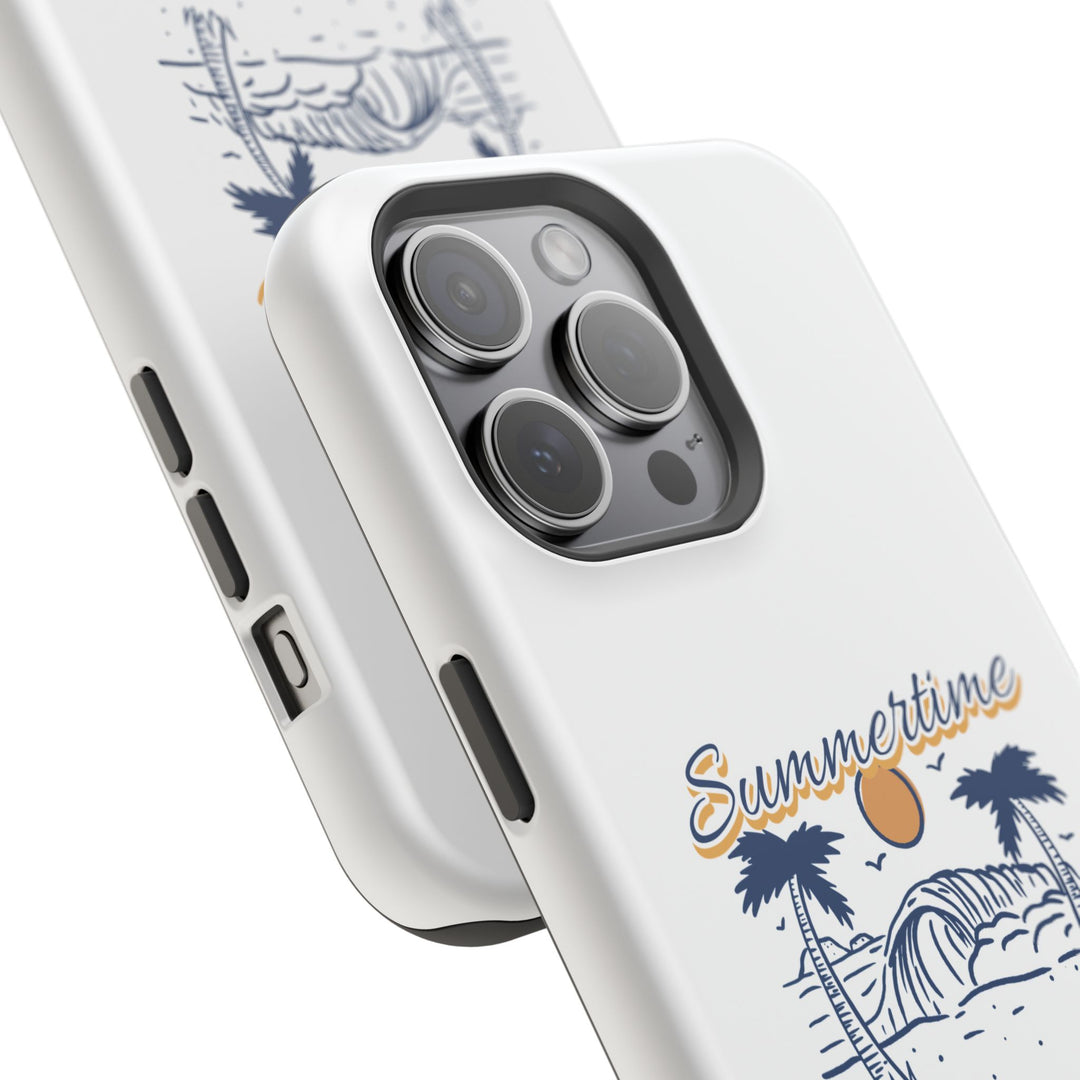 "Summertime Vibes" iPhone Case – Heatproof Your Style Magnetic Tough Cases