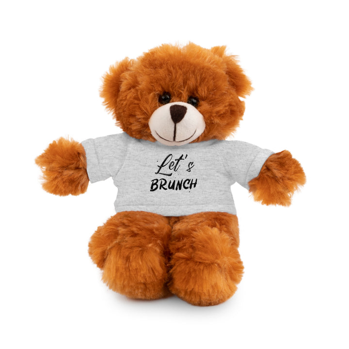 "Let's Brunch" Stuffed Animals with Tee = Cuddly Fun!