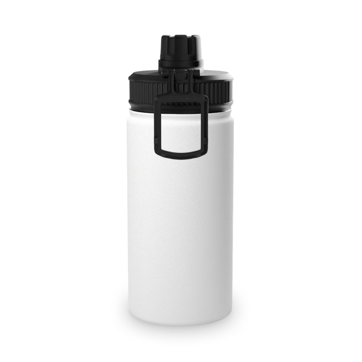 "Peaceful Vibes" Stainless Steel Water Bottle, Sports Lid