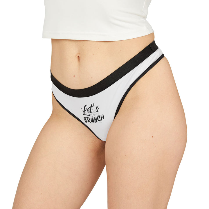 "Let's Brunch" Women's Thongs - Flirty, Fun & Fabulous ALL Day Long