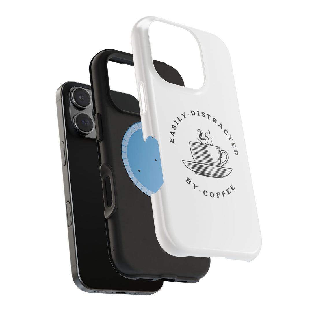 Easily Distracted By Coffee – Spill-Proof Your Distraction MagSafe® iPhone Case