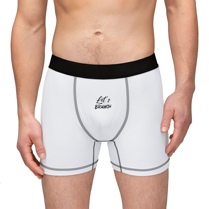 "Let's Brunch" Men's Boxers – For Serious Brunch Lovers