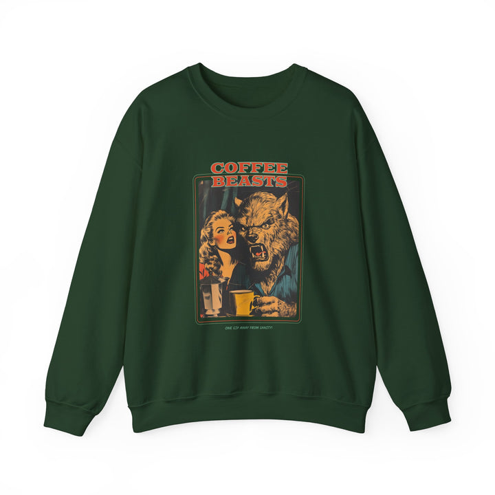 "Coffee Beasts" - Unleash Your Inner Beast Crewneck Sweatshirt