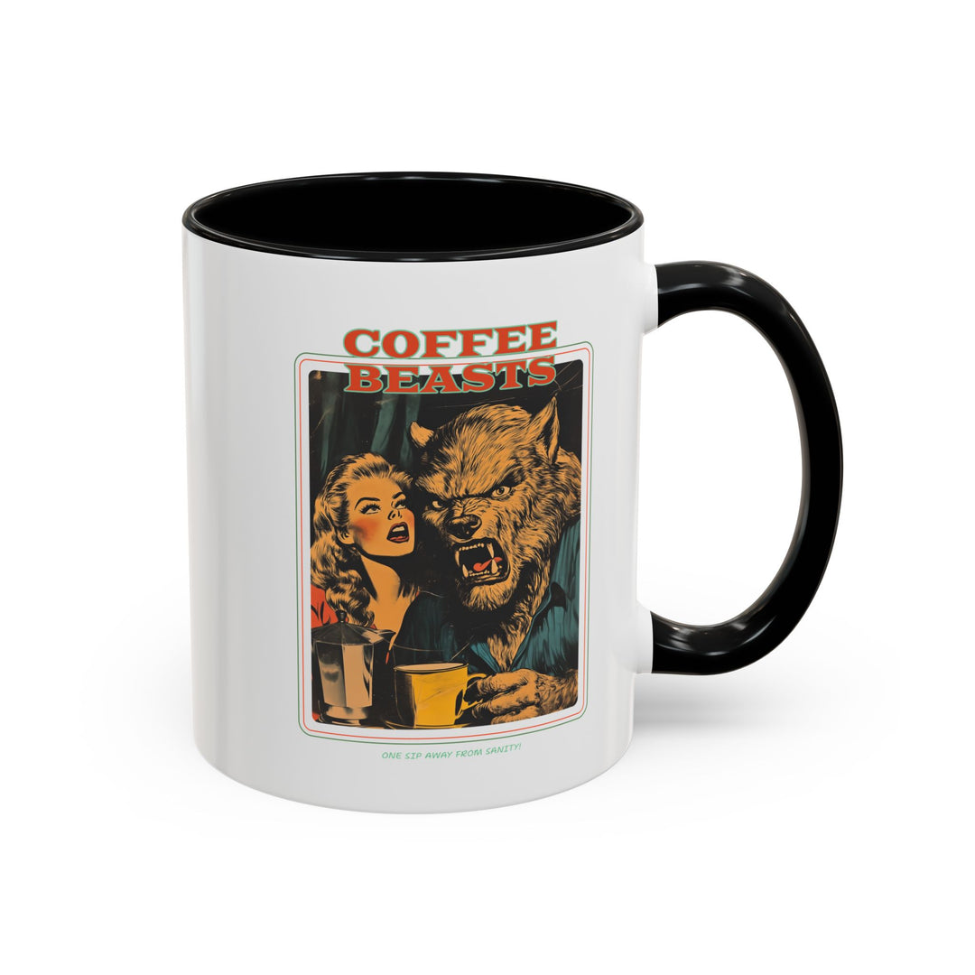 "Coffee Beasts" Accent Mug – Bold Sips, Bold Style