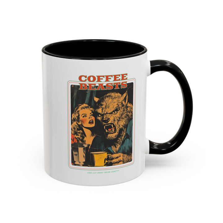 "Coffee Beasts" Accent Mug – Bold Sips, Bold Style