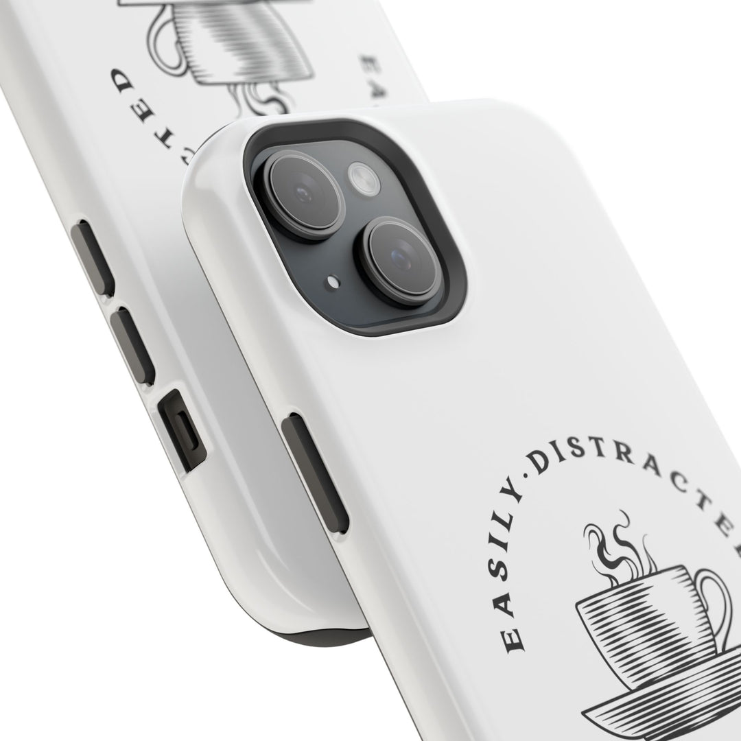 Easily Distracted By Coffee – Spill-Proof Your Distraction MagSafe® iPhone Case