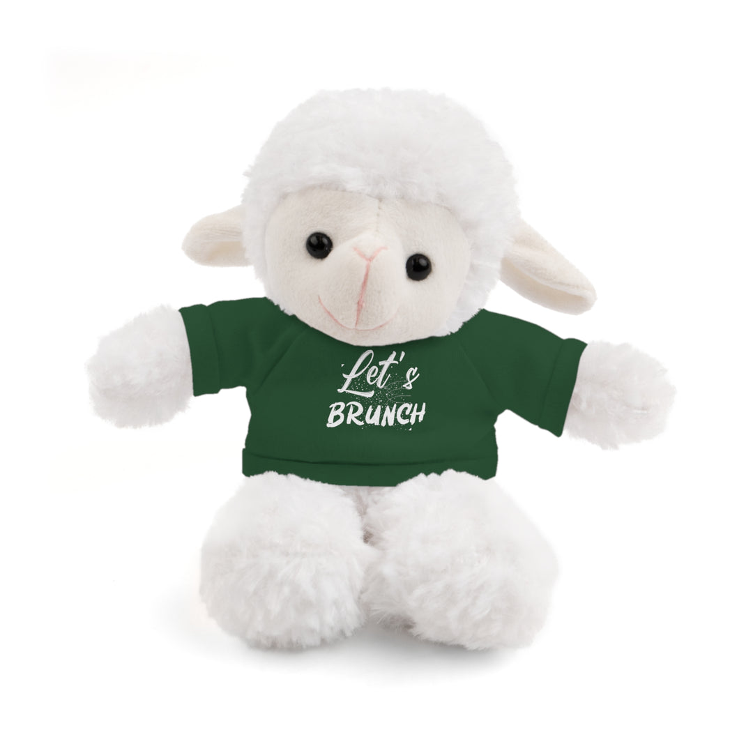 "Let's Brunch" Stuffed Animals with Tee = Cuddly Fun!