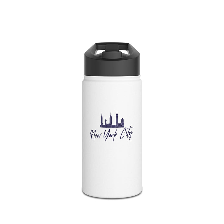 "New York City" Stainless Steel Water Bottle, Standard Lid