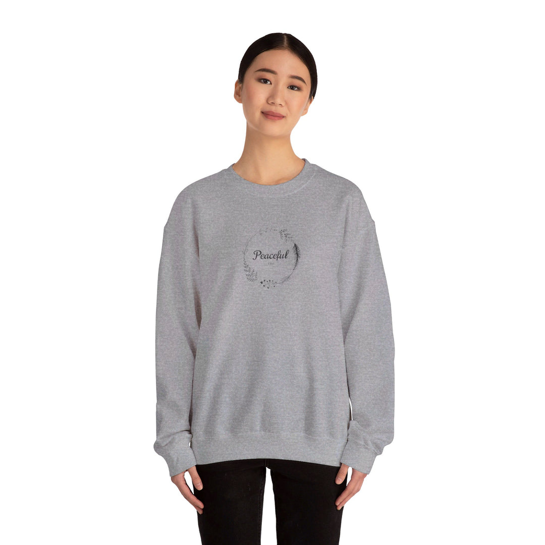 "Peaceful Vibes" Unisex Heavy Blend™ Crewneck Sweatshirt - Pure Comfort!