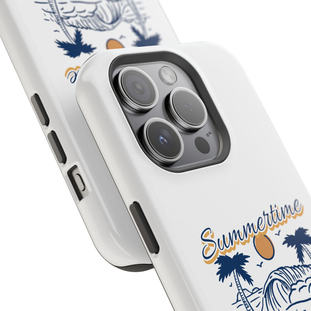 "Summertime Vibes" iPhone Case – Heatproof Your Style Magnetic Tough Cases